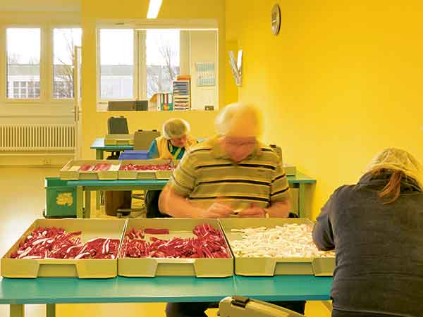 Wärchbrogg - Special orders can be carried out in a specially air-conditioned workroom.